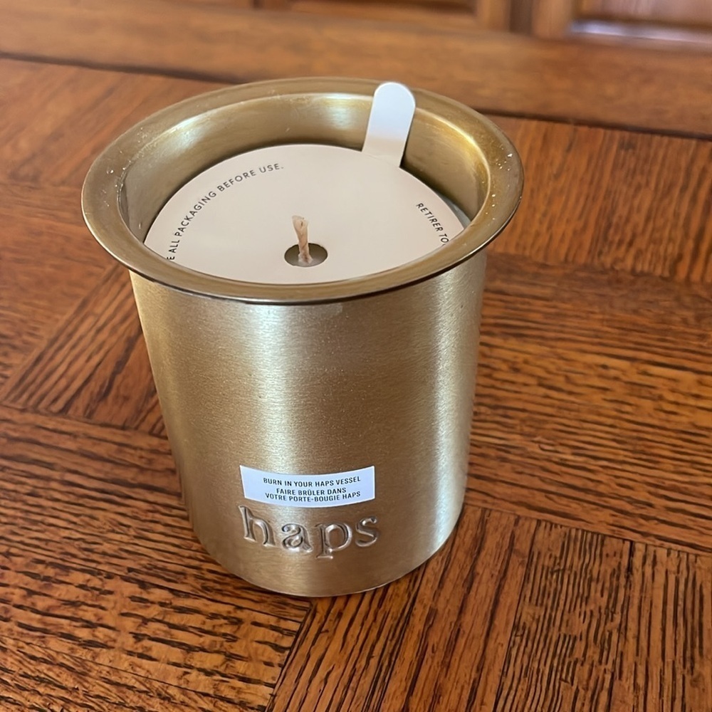 Haps ceramic candle vessel with middle seat candle - Picture 5 of 7